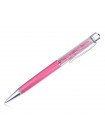 Ручка шариковая с розовыми кристаллами Swarovski