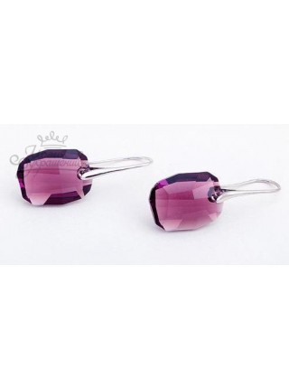 Серьги с крупными кристаллами Swarovski